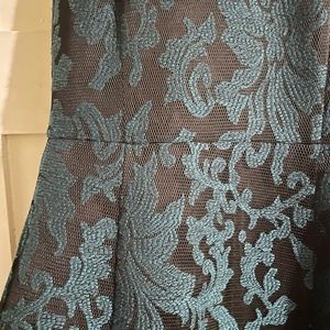 Dark green & black H&M size 6 dress